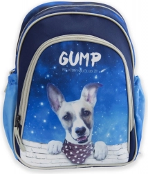 Petit sac à dos scolaire GUMP bleu