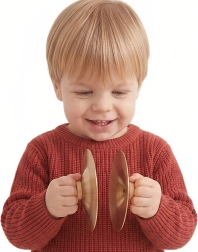 Cymbales musicales pour enfants Classic World 9 cm - 2 pièces
