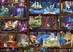 Puzzle Bibliothèque des aventures 3000 pièces