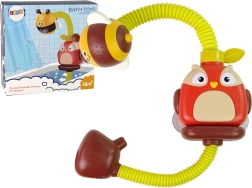 Jouet de bain chouette avec pommeau en forme d’abeille