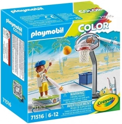 Playmobil Color Skater avec ballon de basket