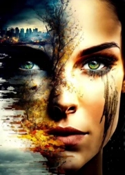 Peinture diamant – Visage de l’apocalypse 30 × 40 cm