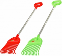 Râteau pour enfants avec manche en métal