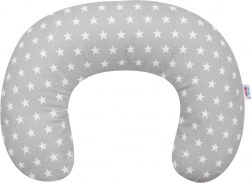 coussin d’allaitement New Baby étoiles gris