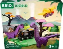 Circuit de train Brio Aventure avec les dinosaures