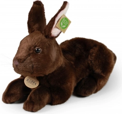 Lapin en peluche allongé 36 cm ÉCOLOGIQUE