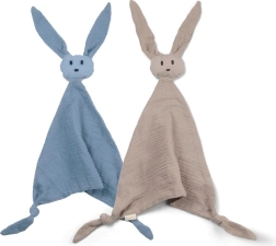 NUUROO ado doudou en mousseline berling sea/cobblestone (2 pcs)