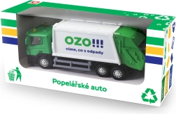 Camion poubelle en métal avec logo OZO