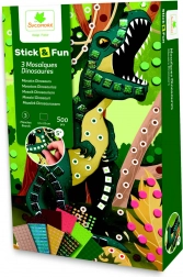 Stick & Fun - petite mosaïque dinosaures