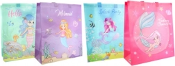 Sac cadeau sirène en plastique 32 × 36 × 12 cm