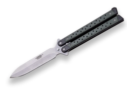 Joker Butterfly couteau de poche balisong 10,5 cm, manche synthétique