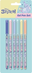 Set de stylos gel Lilo et Stitch – 6 pièces