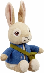 Peluche parlante PIERRE LAPIN avec piles remplaçables, 27 cm