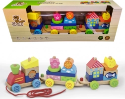 Train en bois empilable pour enfants