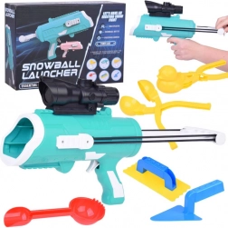 Ensemble 6-en-1 pour boules de neige avec pistolet et moules pour enfants
