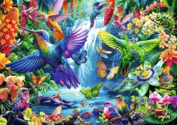 Puzzle 1000 pièces – colibris sous les tropiques