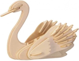 Woodcraft puzzle 3D en bois – cygne