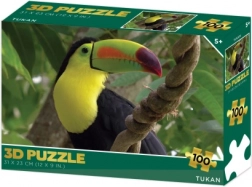 Puzzle 3D toucan