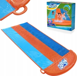 Bestway toboggan aquatique de jardin 4,88 m, trois pistes