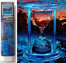 Peinture diamant Temps 30x40 cm