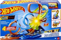 hot wheels action boucle quadruple crash set