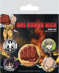 Set de badges One Punch Man