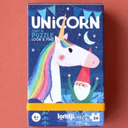 Londji puzzle de poche Licorne, 24 pièces