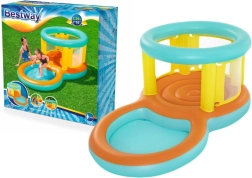 Bestway Jumptopia 2-en-1 aire de jeux gonflable pour enfants avec pataugeoire et trampoline