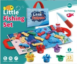 ensemble sensoriel souple pour attraper des petits poissons pour bébés