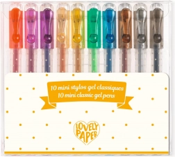 DJECO Ensemble de 10 mini stylos gel