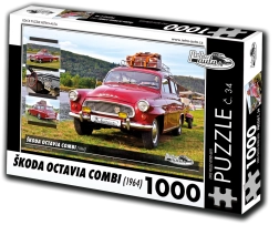 puzzle retro-auta škoda octavia combi (1964) – 1000 pièces