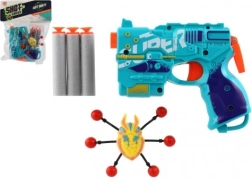 Pistolet en mousse avec munitions et extraterrestre