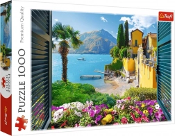 Puzzle 1000 pièces – vue sur le lac de Côme Trefl