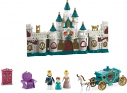 Château avec effets 23 cm – set pliable avec figurines et carrosse