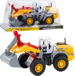 Chargeuse-pelleteuse de chantier avec godet mobile