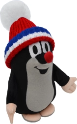 Krtek 25 cm bonnet rouge-tricolore