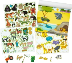 Autocollants réutilisables Animaux et environnements Melissa & Doug