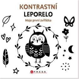 Léparello contrasté Mes premiers animaux 15,5 × 15 cm