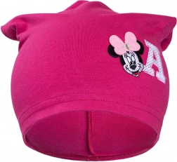 Bonnet d’automne pour enfant Minnie rose