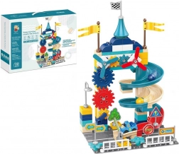 Blocs avec toboggan à billes pour enfants