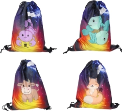 Sac à dos Zodiac avec motif des 12 signes