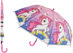 Parapluie enfant à motif licorne, automatique, 64 cm
