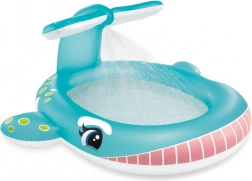 Piscine gonflable pour enfants en forme de baleine avec douche INTEX