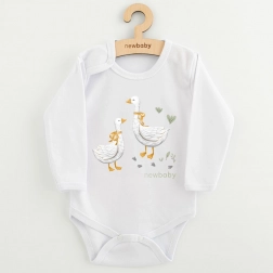 Body bébé avec motif NEW BABY Petites oies, 80