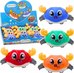 Crabe interactif roulant à ressort