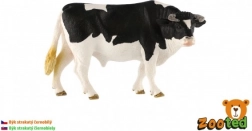 Figurine en plastique de taureau Holstein de 13 cm
