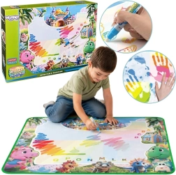 Tapis de dessin à l’eau Woopie avec dinosaures et accessoires
