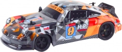 Voiture RC télécommandée 1:18 pneus drift en caoutchouc orange
