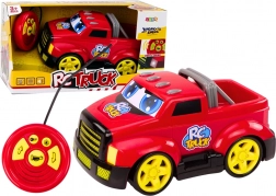 Petite voiture RC dessinée avec lumières et sons – rouge