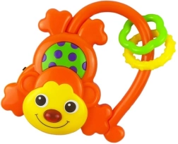 Hochet pour bébé avec son Baby Mix singe orange
